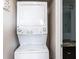 Stackable washer and dryer combo with easy access and space saving at 3310 Loveland Blvd # 1808, Punta Gorda, FL 33980