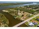 A home overlooking water with a private dock at 9149 Lane Ct, Port Charlotte, FL 33981