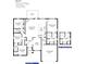 Detailed floor plan featuring 4 bedrooms, 3 baths, 2-car garage, and patio at 9590 Little Rock St, Port Charlotte, FL 33981