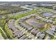 Aerial view of the community showcasing neighborhood lakes and green spaces at 10112 Canaveral Cir, Sarasota, FL 34241