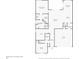 The floor plan of a one-story home with bedrooms, bathrooms, living spaces and a garage at 13096 N Marsh Dr, Port Charlotte, FL 33953