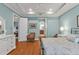 Open-concept bedroom layout leads to en-suite bathroom at 13096 N Marsh Dr, Port Charlotte, FL 33953