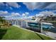 Private boat dock with lift on the canal is perfect for boating enthusiasts at 1336 Casey Key Dr, Punta Gorda, FL 33950