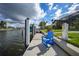 Dock with canal views provides a peaceful retreat by the waterfront at 1336 Casey Key Dr, Punta Gorda, FL 33950