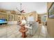 Inviting living room with high ceilings, custom built-ins, and elegant décor at 1336 Casey Key Dr, Punta Gorda, FL 33950