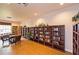 Well-stocked library with comfortable seating, providing a quiet and inviting space for residents to read and relax at 1355 Red Oak Ln, Port Charlotte, FL 33948