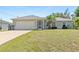 Charming home with well-manicured lawn, lush landscaping, and a welcoming exterior at 1702 Rice Ter, North Port, FL 34286