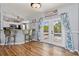 Modern kitchen flows into an open living space, with easy access to the outdoor pool area at 1702 Rice Ter, North Port, FL 34286