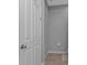 A view of the powder room that features tile flooring and neutral paint at 206 Santarem Cir, Punta Gorda, FL 33983