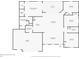 Detailed floor plan of the home showing layout of bedrooms, bathrooms, kitchen, and living areas at 206 Santarem Cir, Punta Gorda, FL 33983
