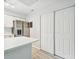 Contemporary kitchen with white countertops, stainless steel appliances, and plenty of storage space at 2717 Hidden Lake Blvd # C, Sarasota, FL 34237