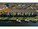 The exterior elevation shows a waterfront condo with dock access, ideal for boating enthusiasts at 4000 Bal Harbor Blvd # 227, Punta Gorda, FL 33950