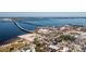 Breathtaking aerial view captures the bridge, waterfront buildings, and city landscape on a sunny day at 434 W Grace St, Punta Gorda, FL 33950