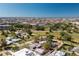 An aerial view highlights the property's expansive lot and its desirable location within a residential neighborhood at 434 W Grace St, Punta Gorda, FL 33950