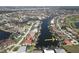 Waterfront property with canal access, showcasing the beautiful waterways and surrounding residences at 556 Monaco Dr, Punta Gorda, FL 33950