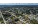 Aerial view of a neighborhood with a home outlined in yellow at 1169 Presque Isle Dr, Port Charlotte, FL 33952