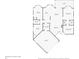 Detailed floor plan showcasing the layout of the home, including bedroom, bathroom, kitchen and living room dimensions at 1350 Old Oak Trl, Port Charlotte, FL 33948