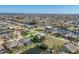 Panoramic aerial view of the community featuring homes along canals, offering waterfront access and serene surroundings at 2501 Rio Grande Dr, Punta Gorda, FL 33950