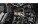 Dramatic aerial view of property with pool highlighted in turquoise at 4381 Northshore Dr, Punta Gorda, FL 33980