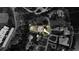 Dramatic aerial view of property with pool highlighted in turquoise at 4381 Northshore Dr, Punta Gorda, FL 33980