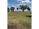 A large, grassy backyard overlooking the water with lush trees and a charming pier at 4381 Northshore Dr, Punta Gorda, FL 33980