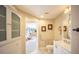 Bright bathroom features built in shelves and a vanity with ample counter space at 4381 Northshore Dr, Punta Gorda, FL 33980