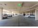 Indoor parking garage with an arrow that shows the direction of flow at 87 Vivante Blvd # 8732, Punta Gorda, FL 33950