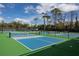 Enjoy a game of pickleball on the community's blue and green courts, perfect for active residents at 12905 N Marsh Dr, Port Charlotte, FL 33953
