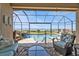 Beautiful pool with waterfront view at 12905 N Marsh Dr, Port Charlotte, FL 33953