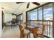 Wonderful lanai with panoramic water views and comfortable seating, perfect for entertaining at 1423 Mediterranean Dr # C, Punta Gorda, FL 33950
