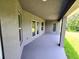 A covered patio at 2201 Como St, Port Charlotte, FL 33948