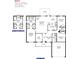 Detailed floor plan showcasing a spacious layout with 3 bedrooms, 2 bathrooms, and an open living area at 22057 Deborah Ave, Port Charlotte, FL 33954