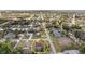 Aerial view of a residential area showing the location of the home at 23488 Almond Ave, Port Charlotte, FL 33954