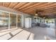Expansive porch with seating, refrigerator and access to several rooms at 31093 N Bend St, Punta Gorda, FL 33982
