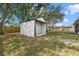 Backyard storage shed at 5113 Weatherton St, North Port, FL 34288