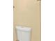A close up shot of a white ceramic toilet at 20343 Rutherford Ave, Port Charlotte, FL 33952