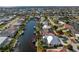 Beautiful canal-front home, with paver driveway, fenced yard and private dock at 2181 Via Seville, Punta Gorda, FL 33950