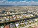 Impressive aerial view of waterfront homes, showcasing the desirable location and canal access at 2181 Via Seville, Punta Gorda, FL 33950