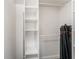 Organized walk-in closet with built-in shelves and ample storage space at 2181 Via Seville, Punta Gorda, FL 33950