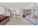 Inviting living room with open layout to kitchen and bright patio views at 5126 Richmond Ter, North Port, FL 34287