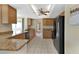 Kitchen featuring granite countertops and a tile backsplash at 944 Genoa Ct, Punta Gorda, FL 33950