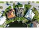 This bird's eye view shows the surrounding community and ideal waterfront property at 1368 Grebe Dr, Punta Gorda, FL 33950