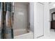 This bathroom includes a shower, bathtub, and closet at 20339 Gentry Ave, Port Charlotte, FL 33952