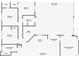 Detailed floor plan showcasing bedrooms, bathrooms, kitchen, and outdoor lanai/pool area with dimensions for each room at 20339 Gentry Ave, Port Charlotte, FL 33952