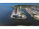 Expansive aerial shot of a waterfront community offering serene living, highlighting the exceptional location at 250 George Rd, Port Charlotte, FL 33952