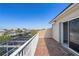 Spacious balcony offers panoramic views of the surrounding neighborhood and canal at 250 George Rd, Port Charlotte, FL 33952
