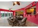 Florida room featuring pass-through to kitchen and casual dining area at 258 Venezia Ct, Punta Gorda, FL 33950