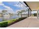 Enjoy waterfront views from this screened lanai, perfect for relaxing and entertaining at 258 Venezia Ct, Punta Gorda, FL 33950