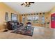 Inviting living room with water views, natural light, and comfortable seating arrangements at 258 Venezia Ct, Punta Gorda, FL 33950