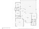 Detailed floor plan showcasing the layout of the living room, bedrooms, and lanai/pool area at 3961 San Pietro Ct, Punta Gorda, FL 33950